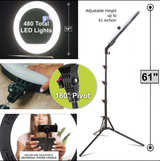 Vivitar Creator Series 18" Full Color Ring Light Set - Image 3
