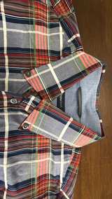 Zegna Sport Men's Plaid Button-Down Shirt Medium - Image 6