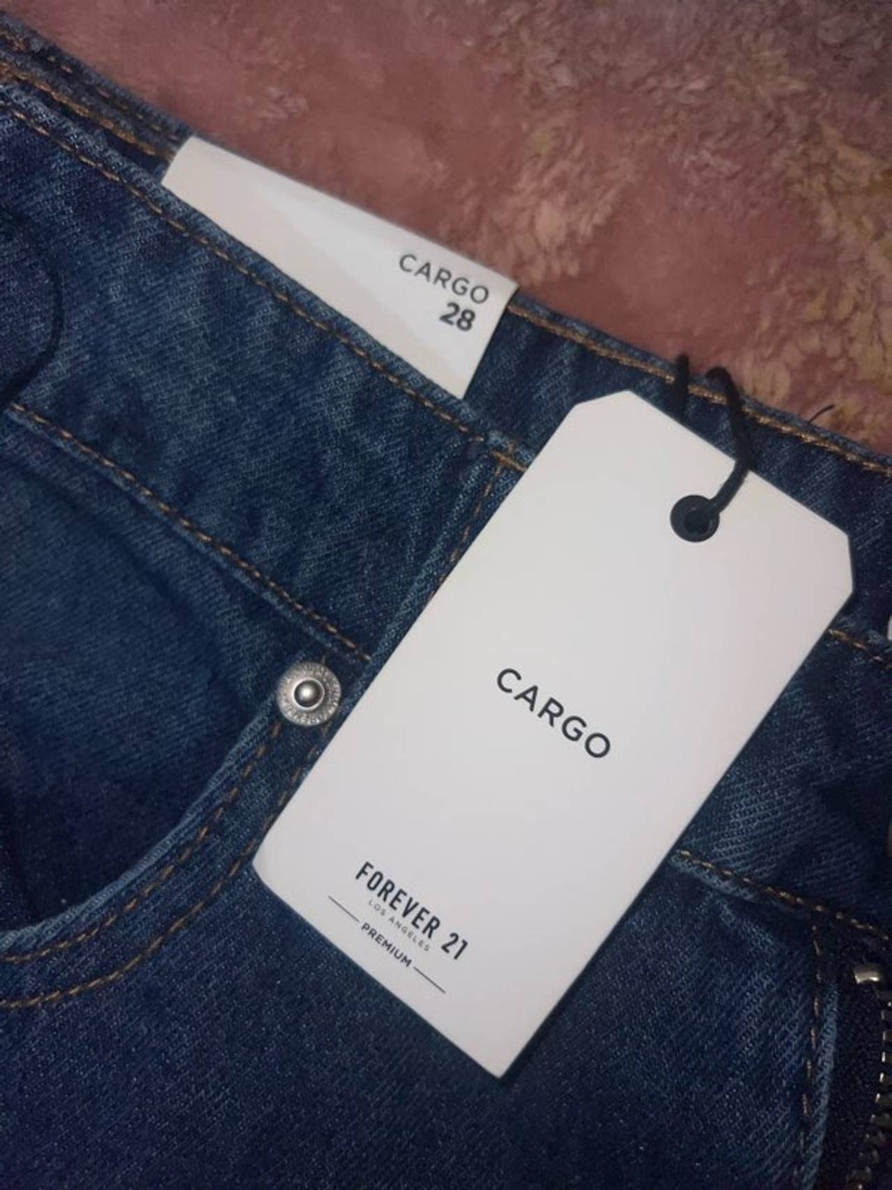 Forever 21 Cargo Jeans size 28
