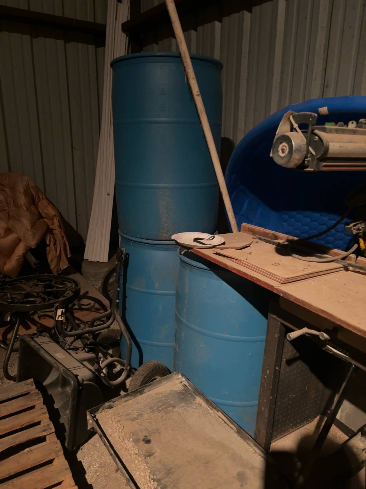 Generic 55 Gallon Plastic Drum
