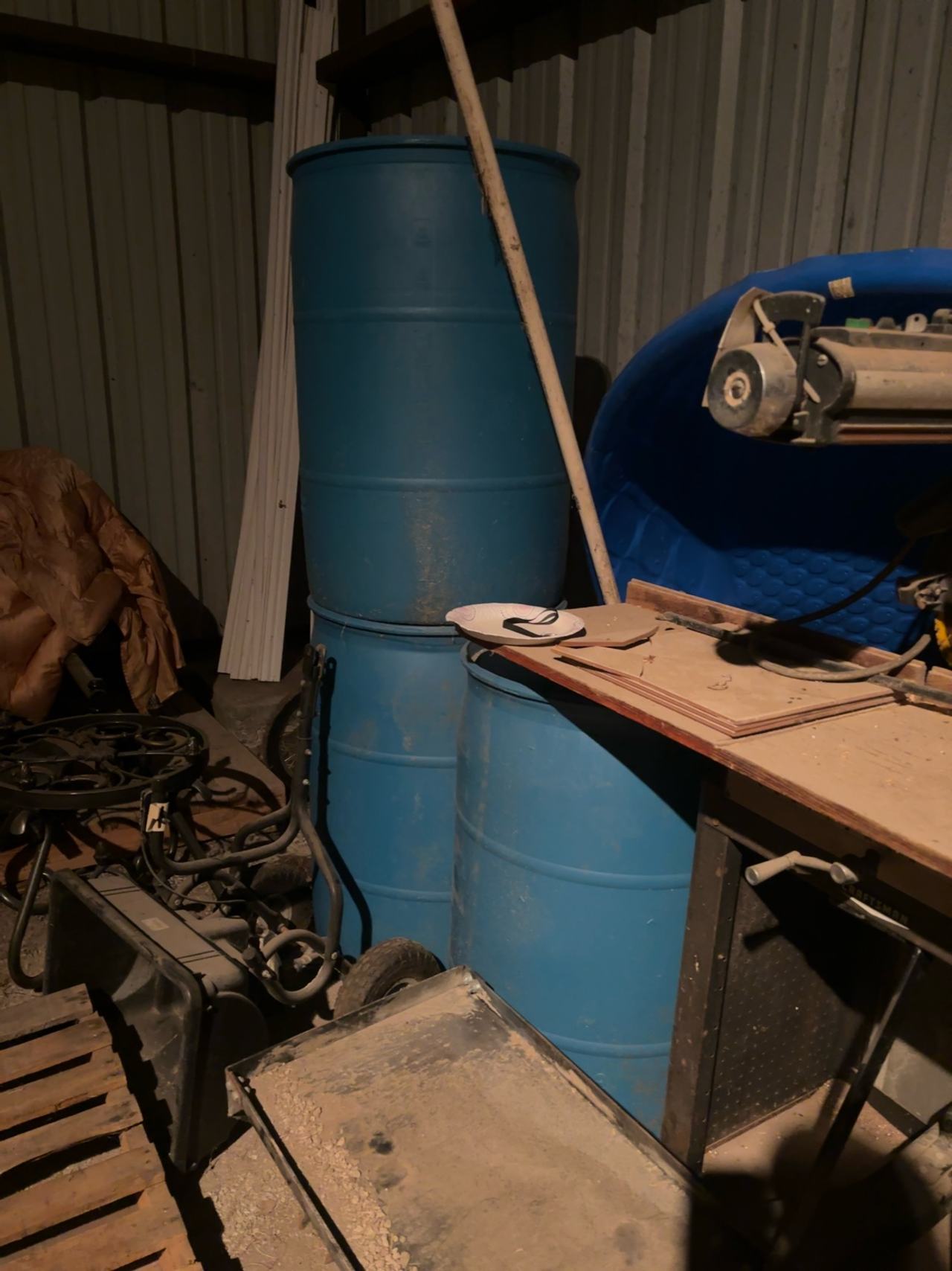 Generic 55 Gallon Plastic Drum