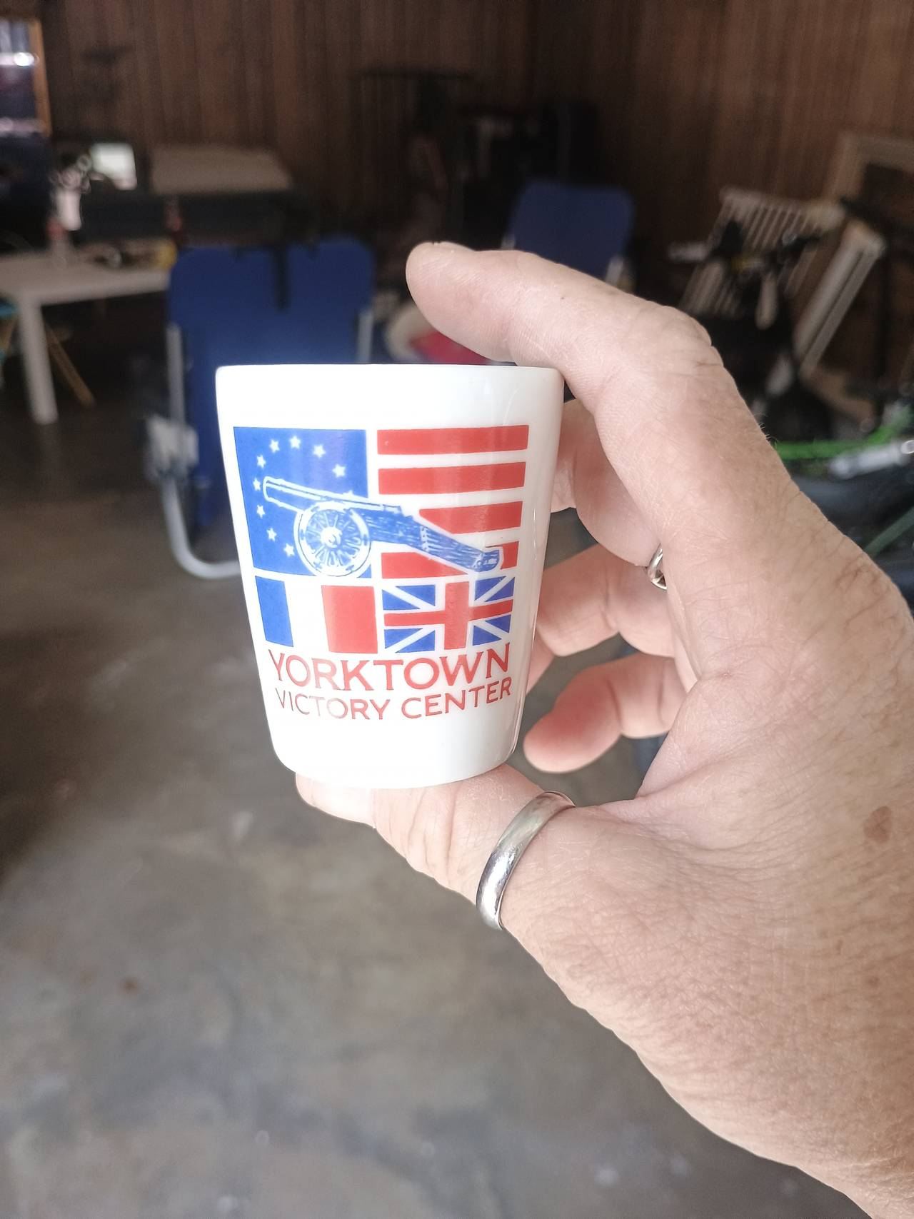 Jamestown Settlement Souvenir Shot Glass