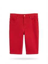 Hybrid & Company Women's Red Stretch Bermuda Shorts sz X-Large - Image 2