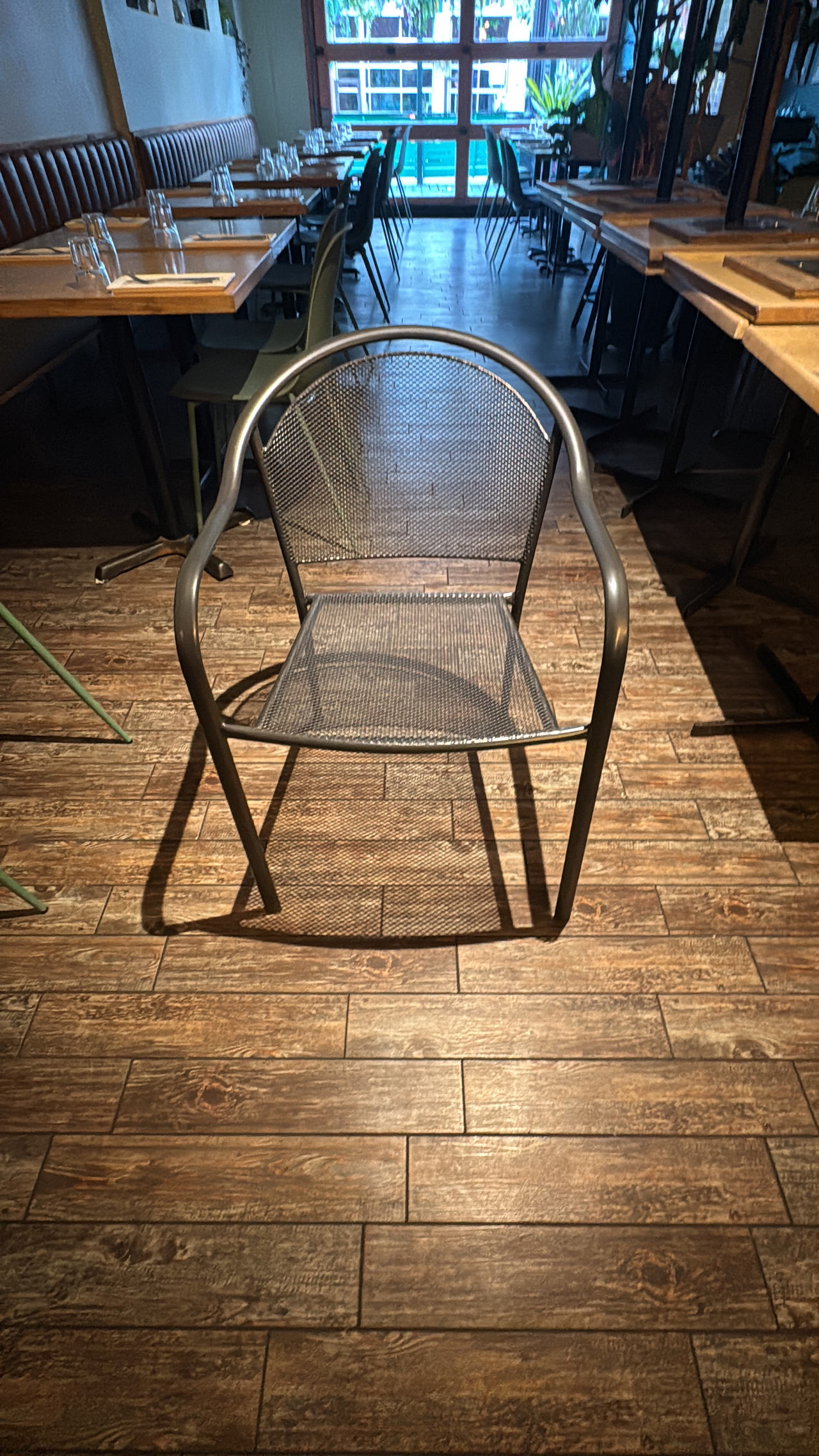 Metal Mesh Patio Chair