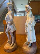 Vintage Porcelain Courting Couple Figurines - Image 3