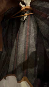 Carhartt Blanket Lined Work Chore Jacket Brown Traditional Duck 6BLC Hood 48R - Image 3