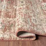 allen + roth Azalea 8 x 10 Rust Rectangular Indoor Rug - Image 5