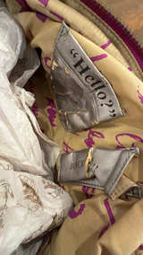 Juicy Couture Daydreamer Tote Purple INSIDE SILVER FALLING APART FROM AGE  - Image 8