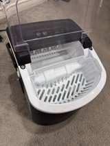 Portable Countertop Ice Maker Black with Handle - Image 1