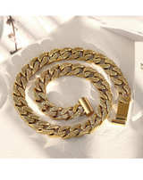 KKJTDS 12mm Iced Prong Miami Cuban Link Chain Necklace - Image 2