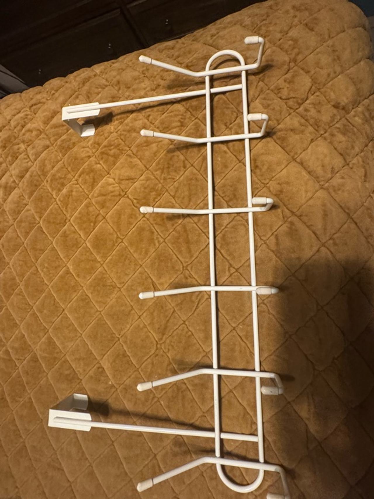Nystrom White Over-the-Door 6-Hook Rack-Set of 2