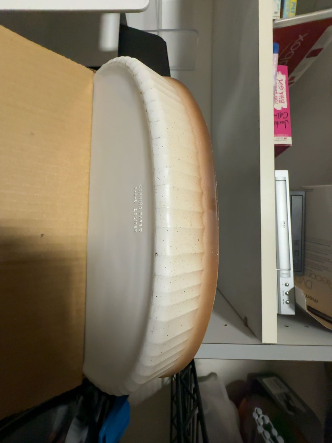 CorningWare French White Oval Casserole Dish 1.5 Qt