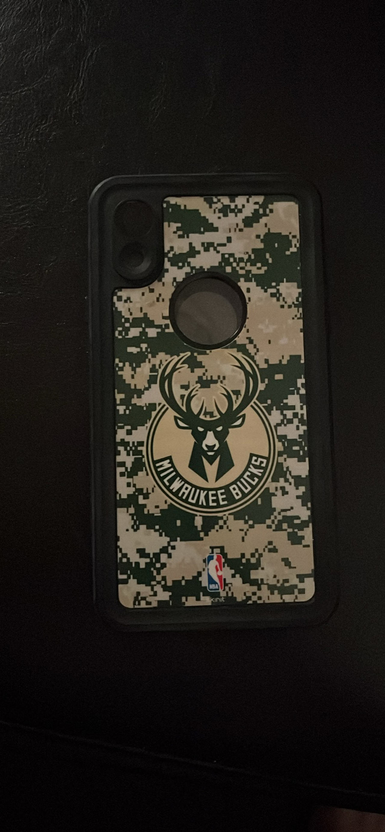 Milwaukee Bucks NBA Camo iPhone XR Case 