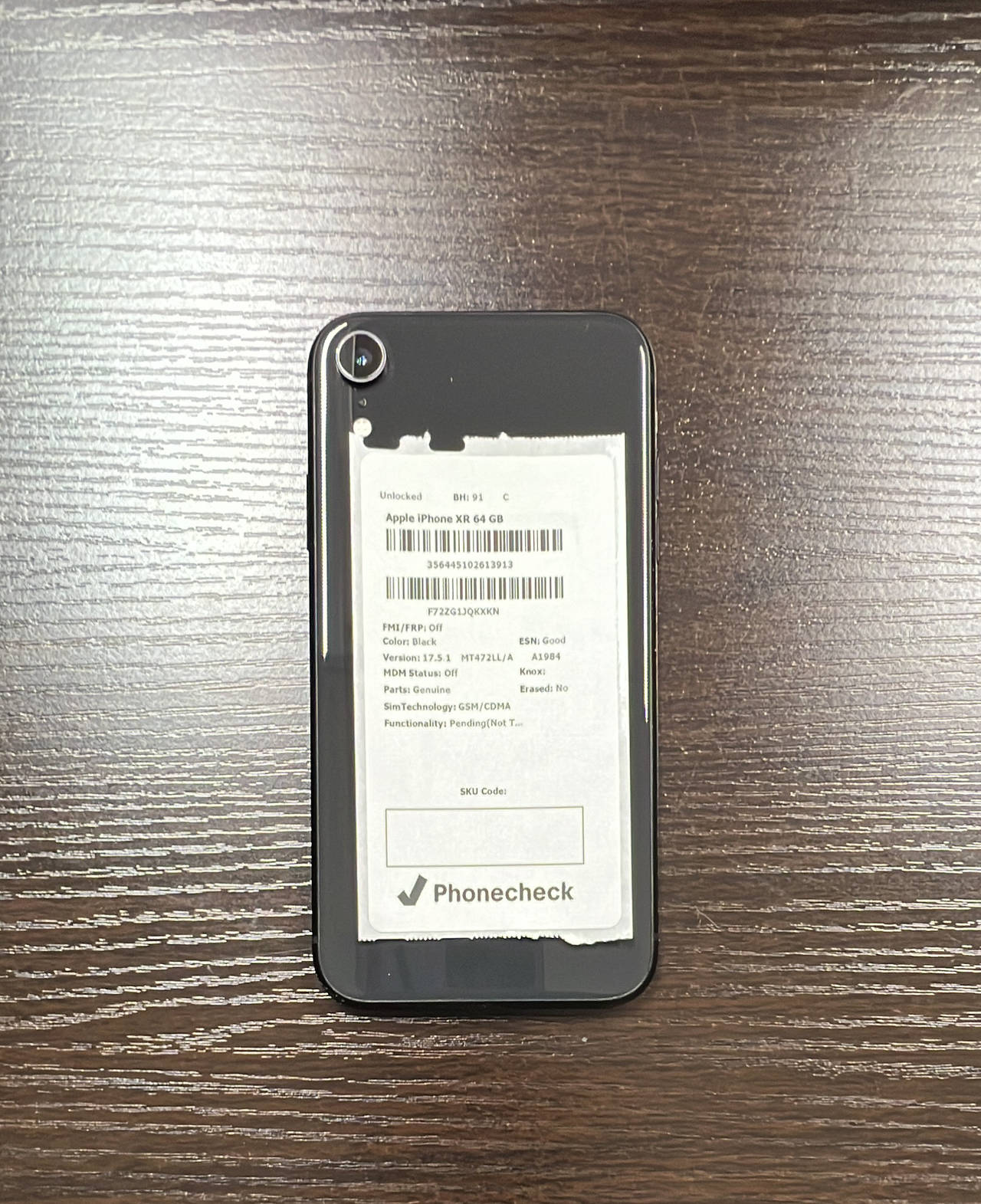 Apple iPhone XR 64GB Black