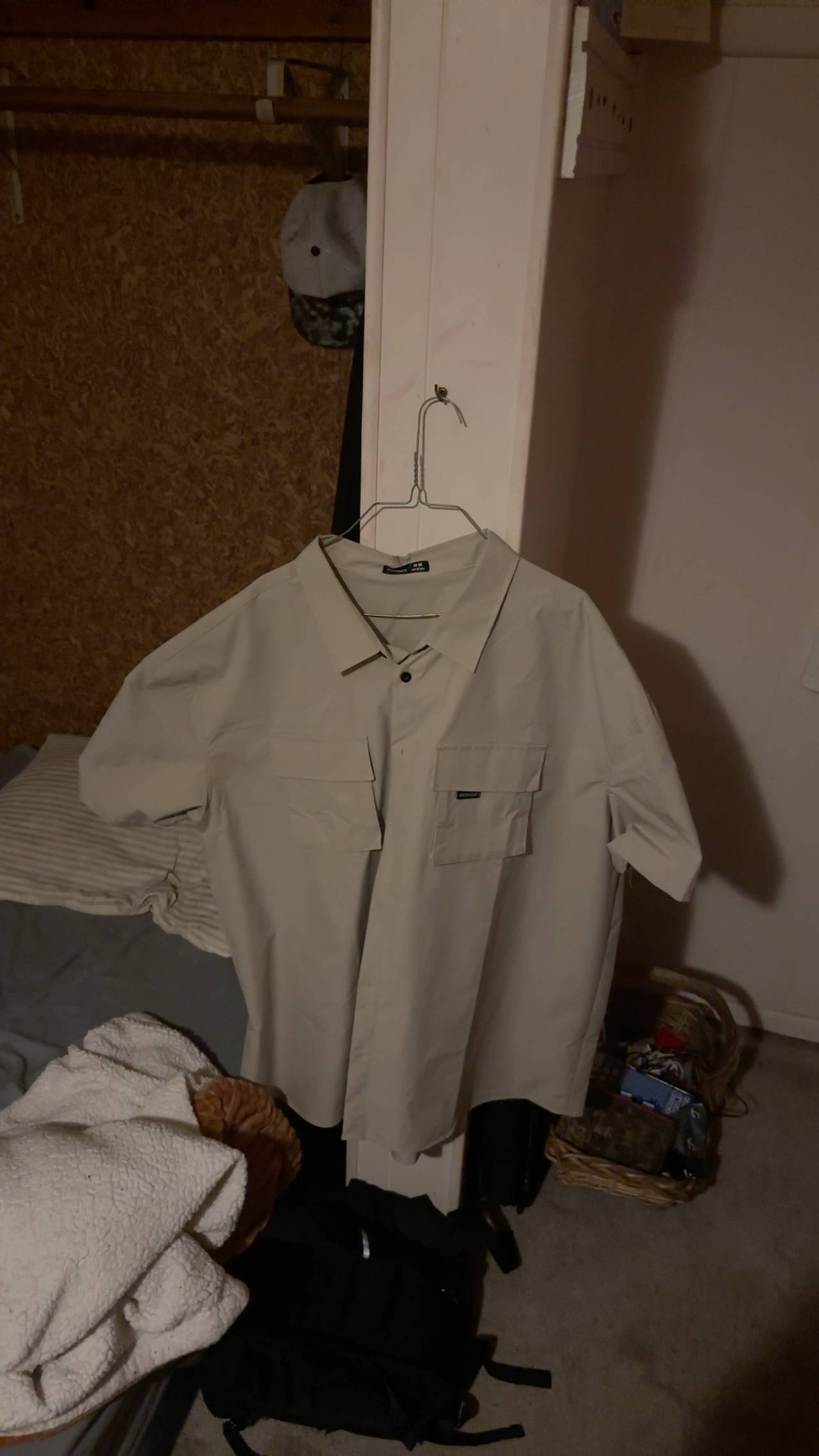 SikSilk Men's Khaki Flight Utility Shirt