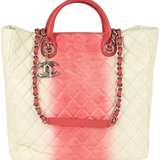 Chanel Deauville Pink and Cream Ombré Tote - Image 1