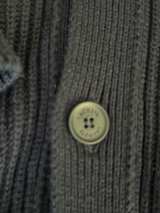 Lacoste Ribbed Knit Cardigan with Oversized Logo - Image 3