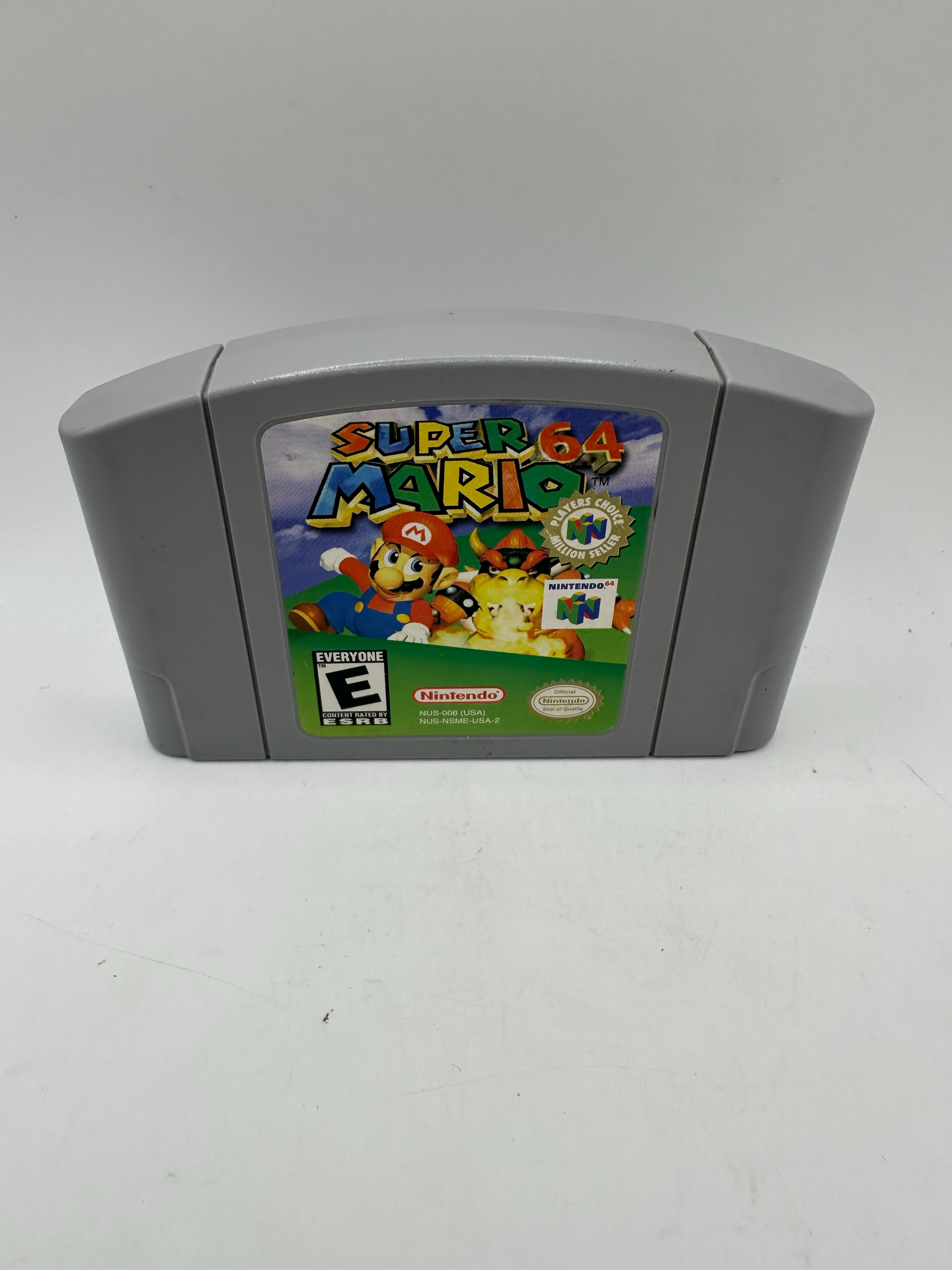 Nintendo 64 Super Mario 64 Players Choice Game Very Near Mint Cart Clean Tested