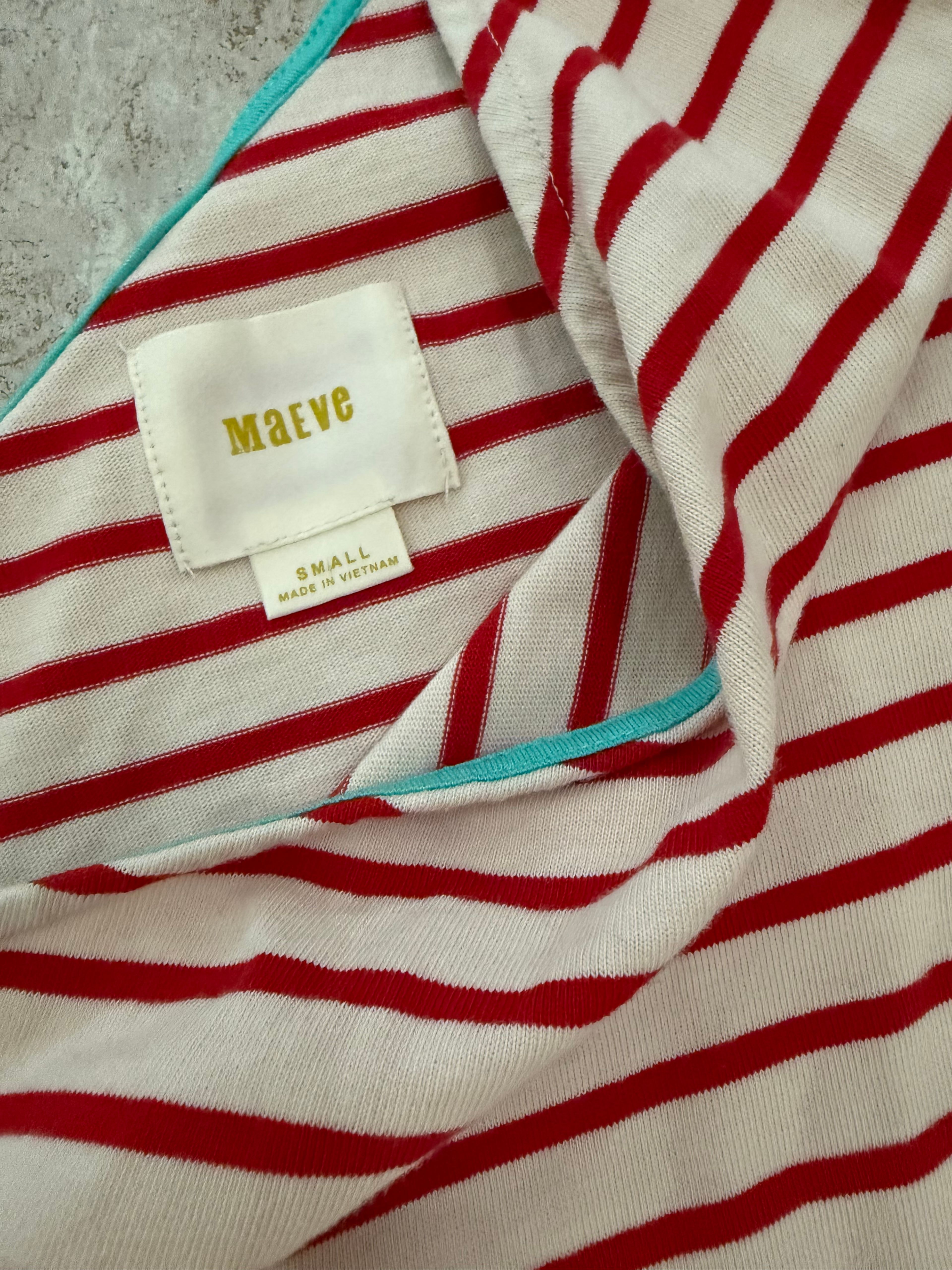 Maeve One-Shoulder Striped Dress - Image 2