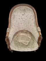 Vintage Louis XV Style Bergère Armchair - Image 3