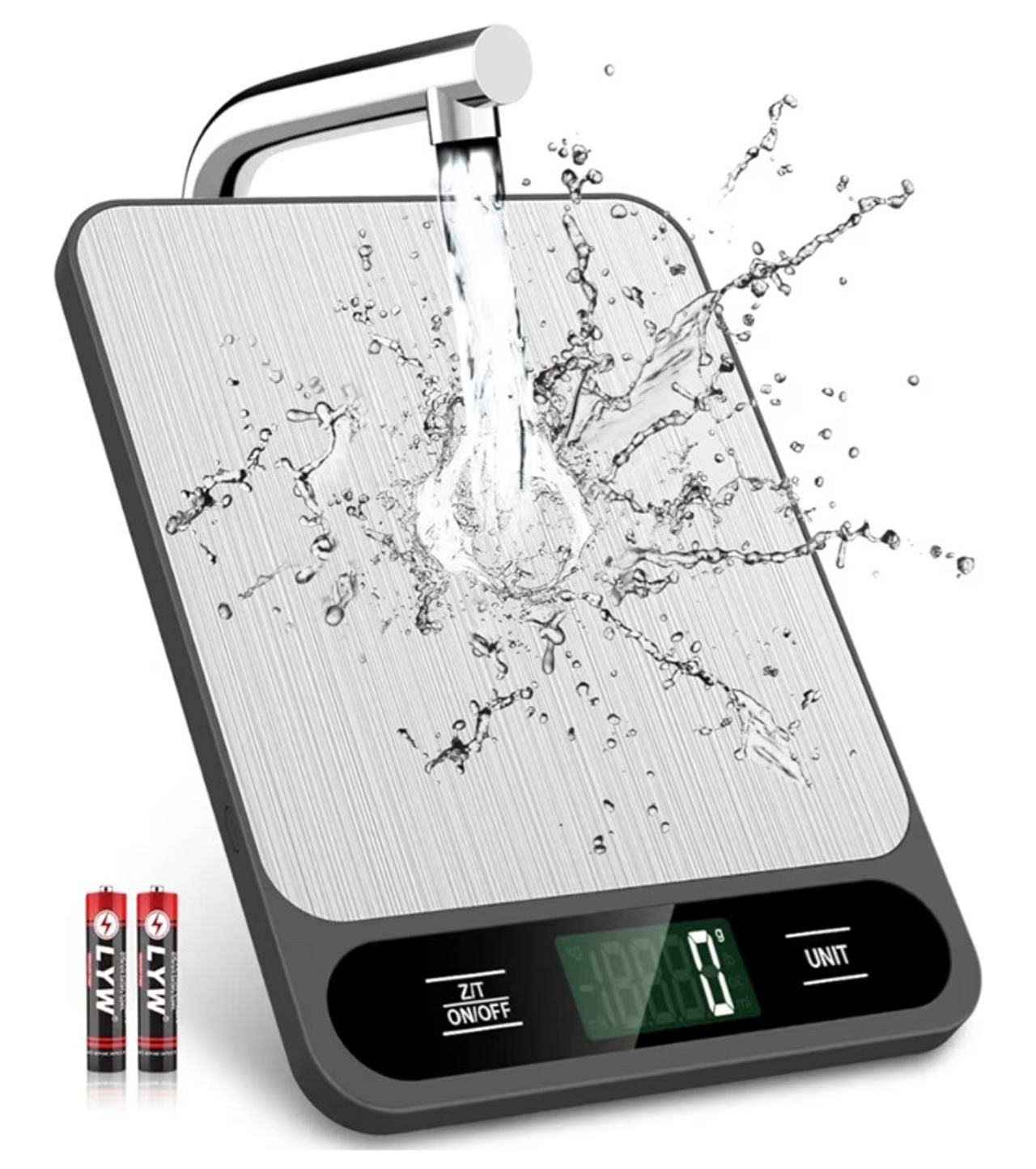 Mik-Nana Food Scale, 10kg/22lb Digital Kitchen Scale Weight Grams and Ounces