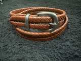 Coach Men's Braided Leather Belt 5022 - Image 1