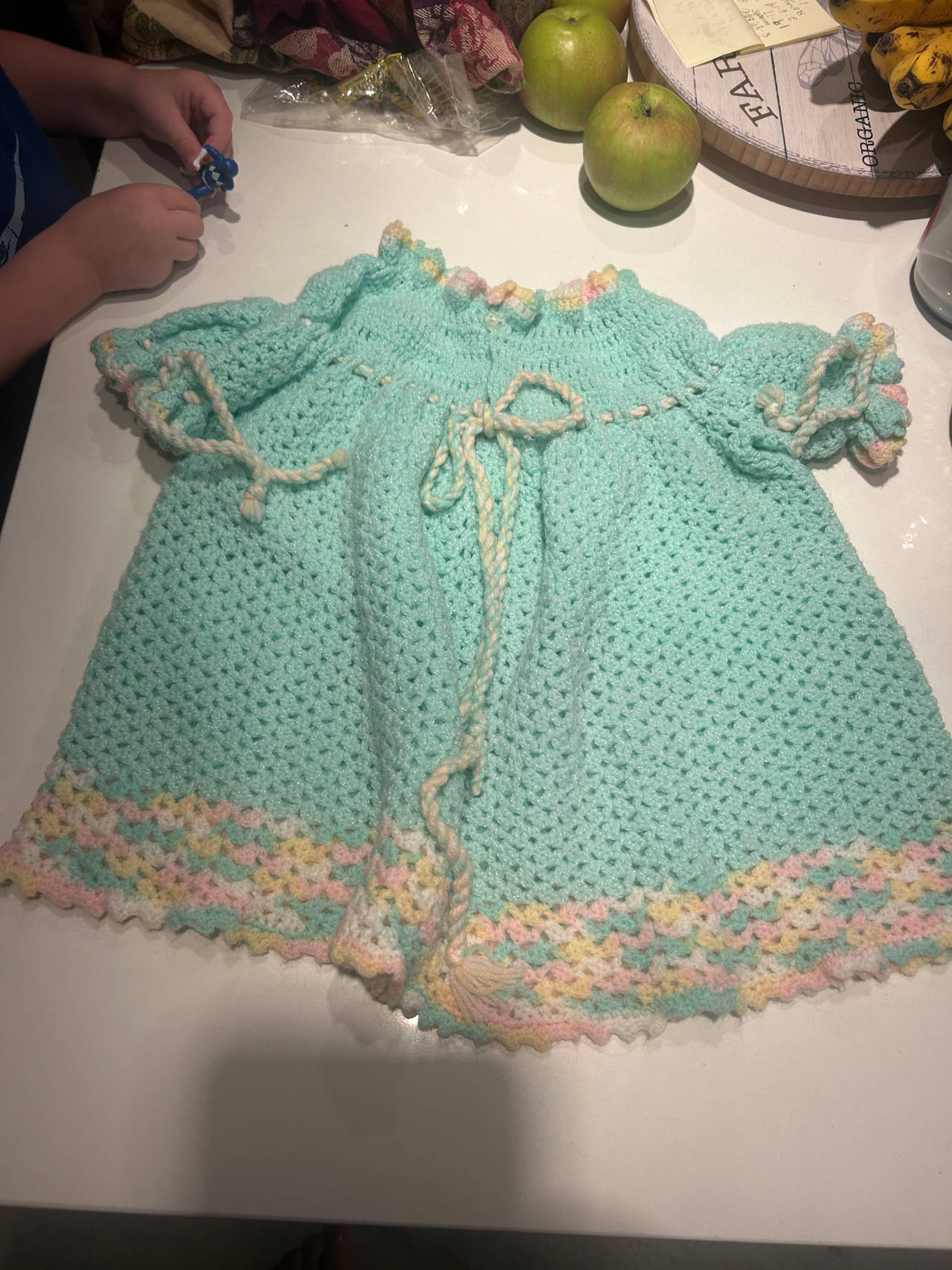 Handmade Crochet Baby Dress
