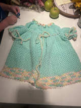Handmade Crochet Baby Dress - Image 1