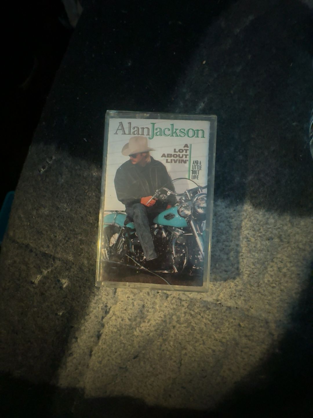 Alan Jackson A Lot About Livin' Cassette SIGNED
