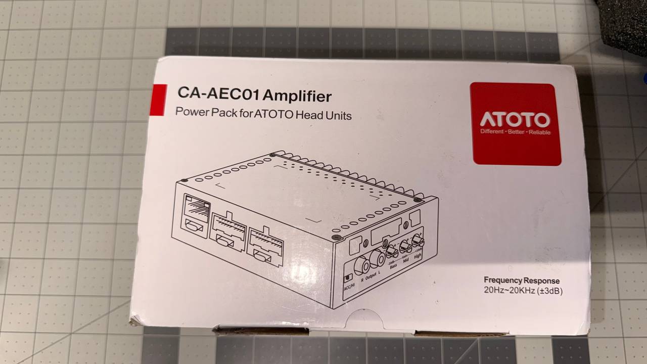 ATOTO CA-AEC01 Amplifier Power Pack 220w RMS for ATOTO Recerivers (READ CAREFUL)