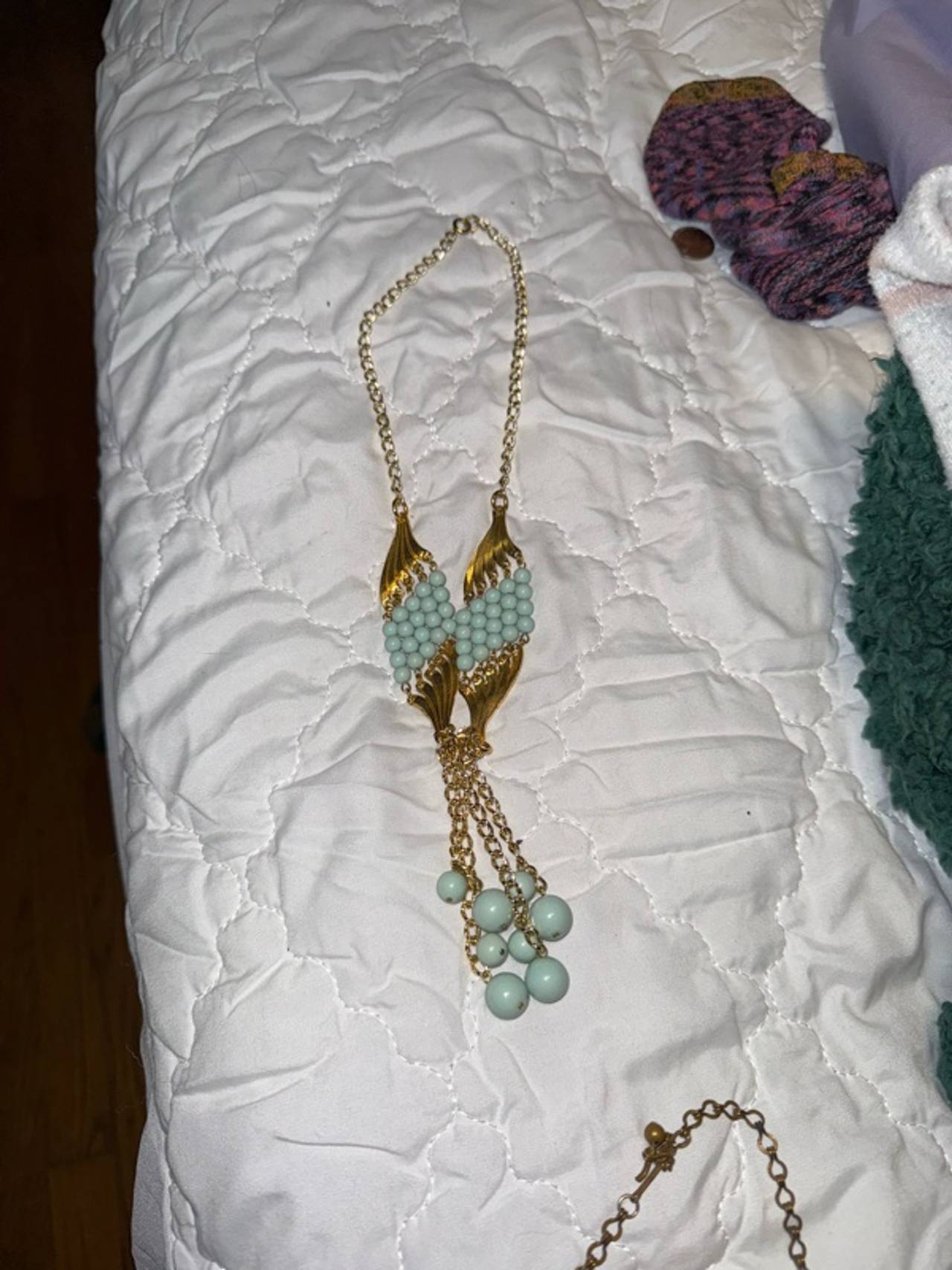 Coco Vintage Turquoise Multi-Strand Necklace