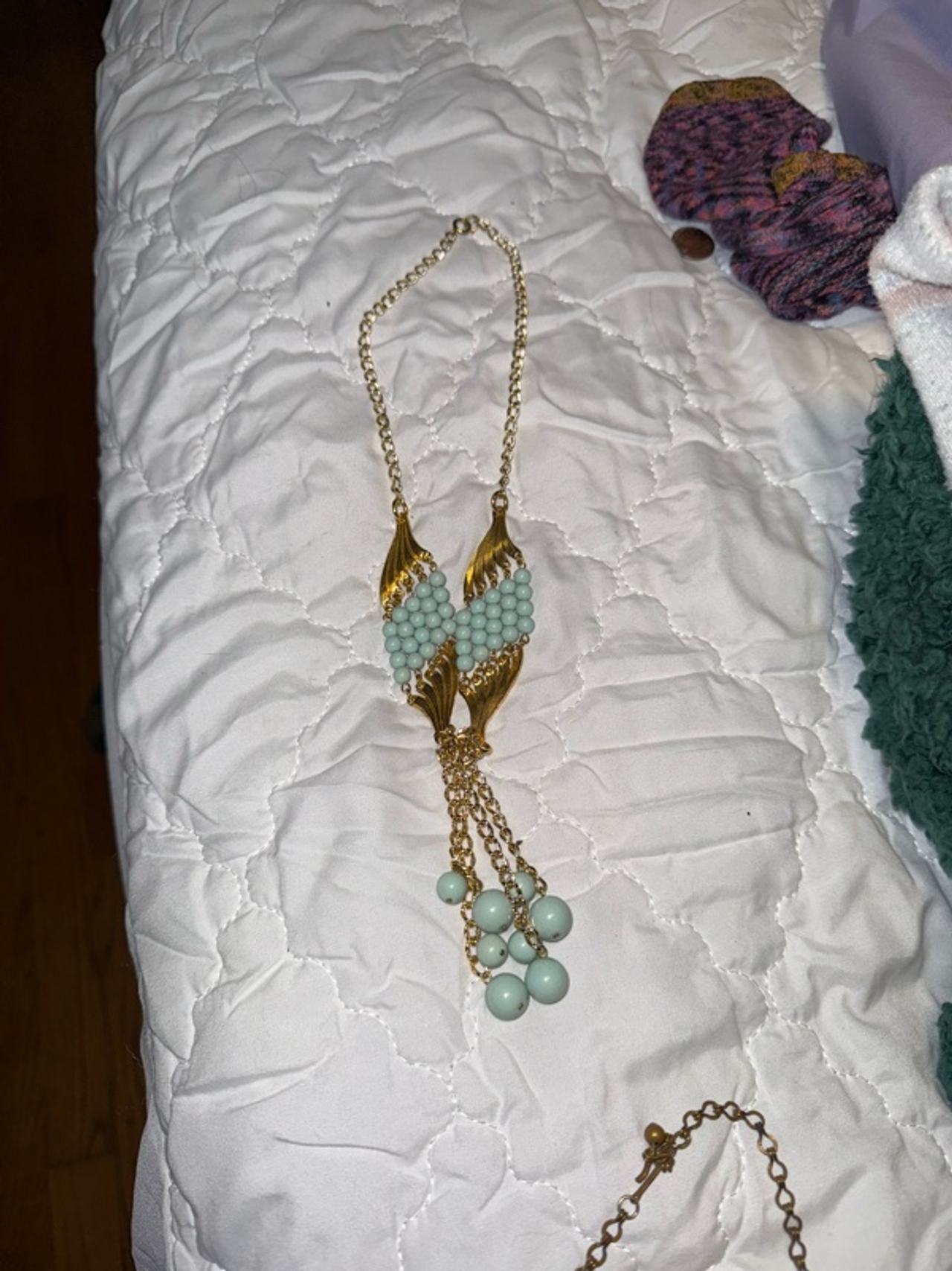 Coco Vintage Turquoise Multi-Strand Necklace