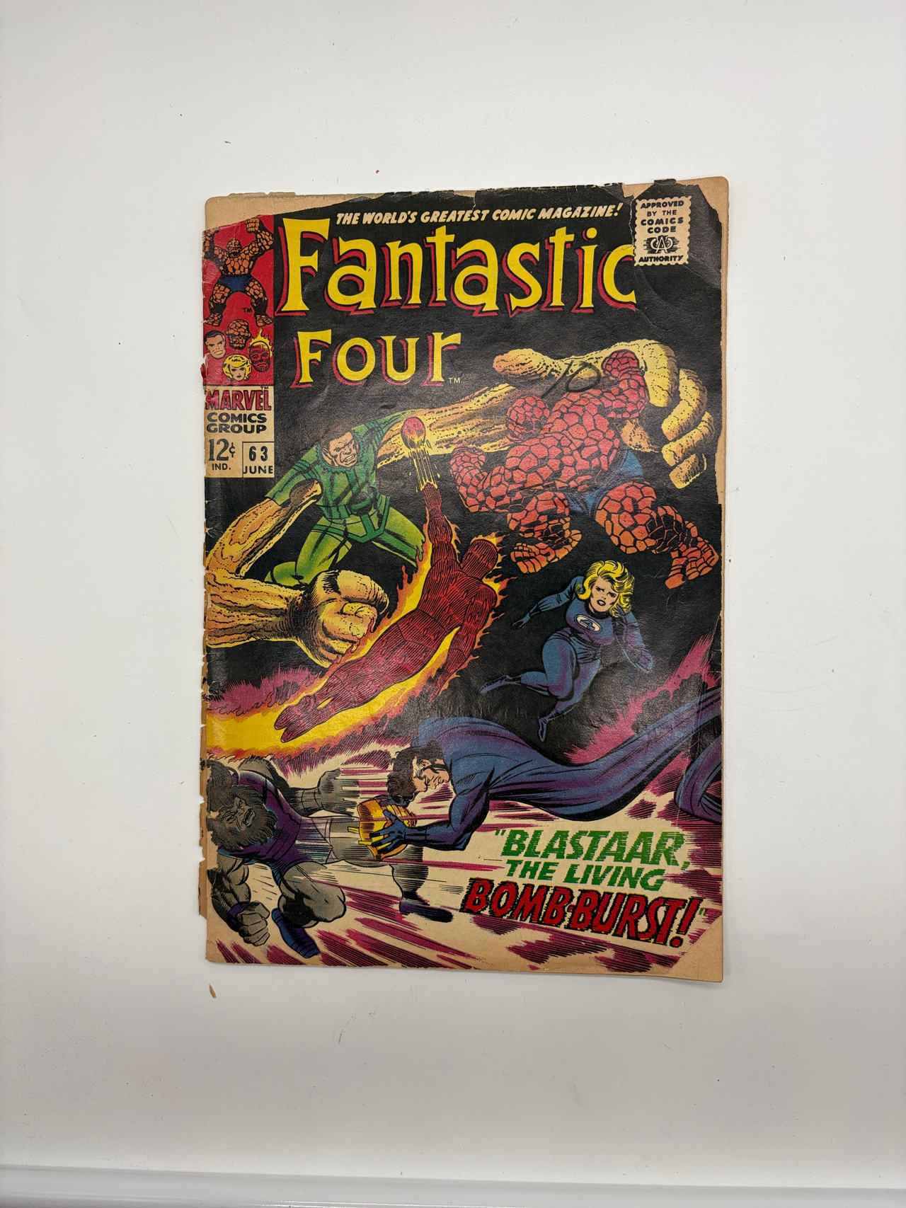 FANTASTIC FOUR #63  1967 Marvel Comics (149)Stan Lee Jack Kirby