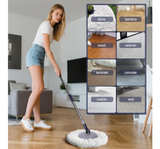 Spin Mop 5-PACK Replacement Head Gray Color EasyWring Microfiber Spin Mop - Image 4