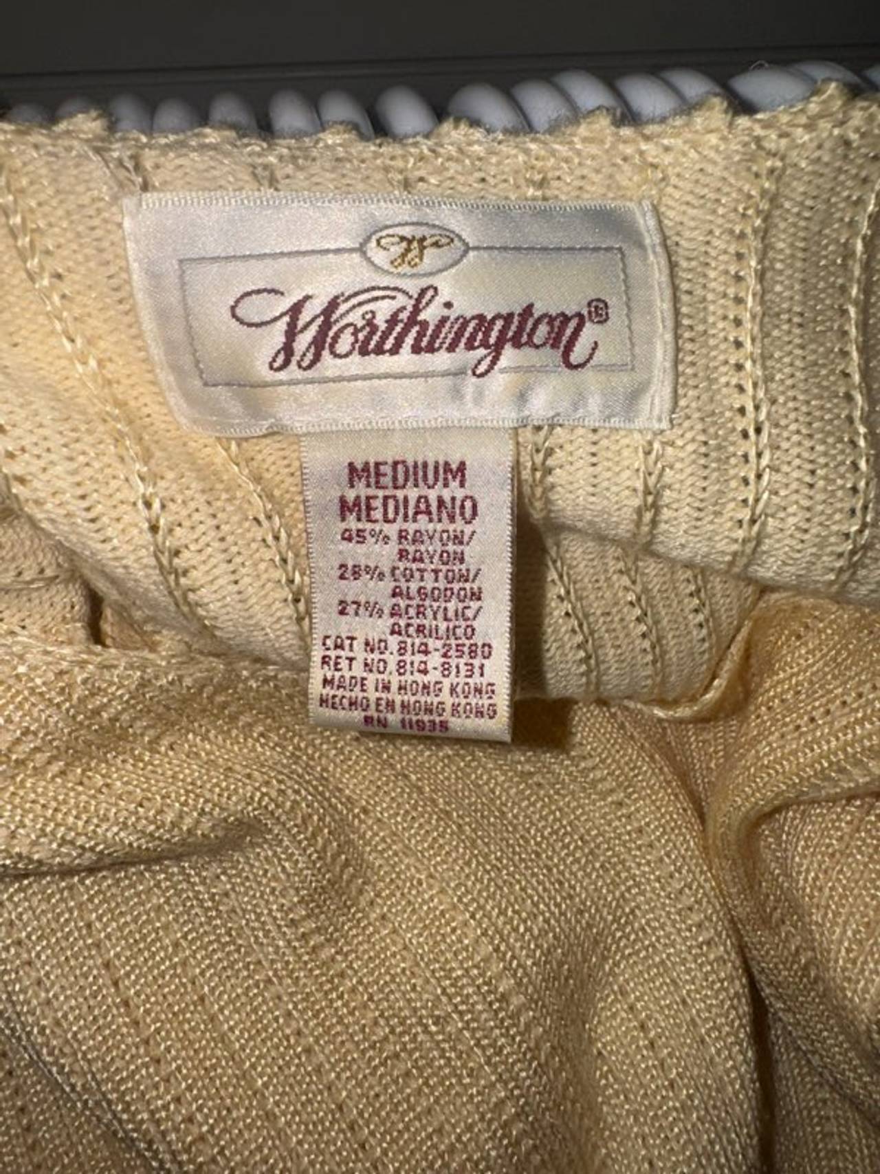 Worthington knit short sleeve Sweater