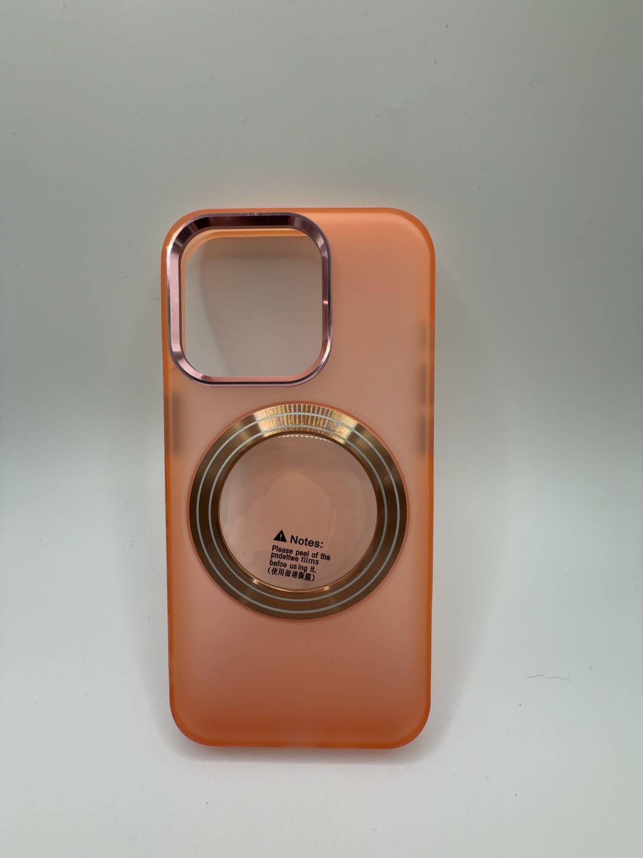 Apple iPhone 15 Pro Peach Case