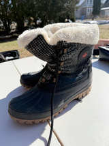 Storm by Cougar Creek Plaid Winter Duck Boots - Image 1
