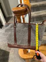 L.L.Bean Tweed Tote Bag with Heritage Lining - Image 4