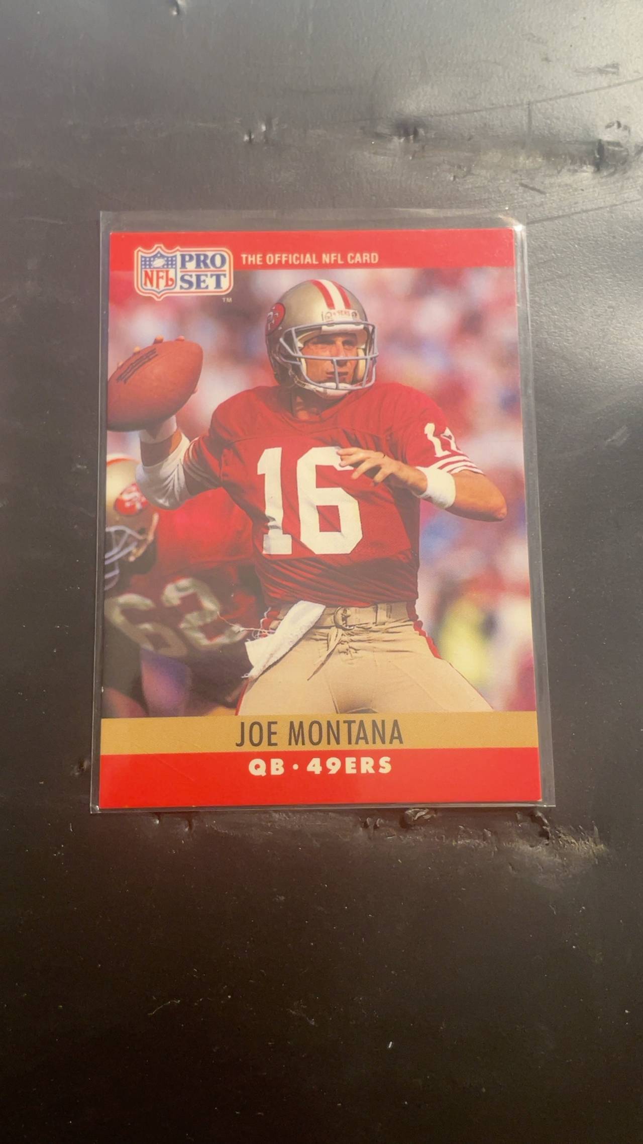 Pro Set Joe Montana 1990 Football Card #293