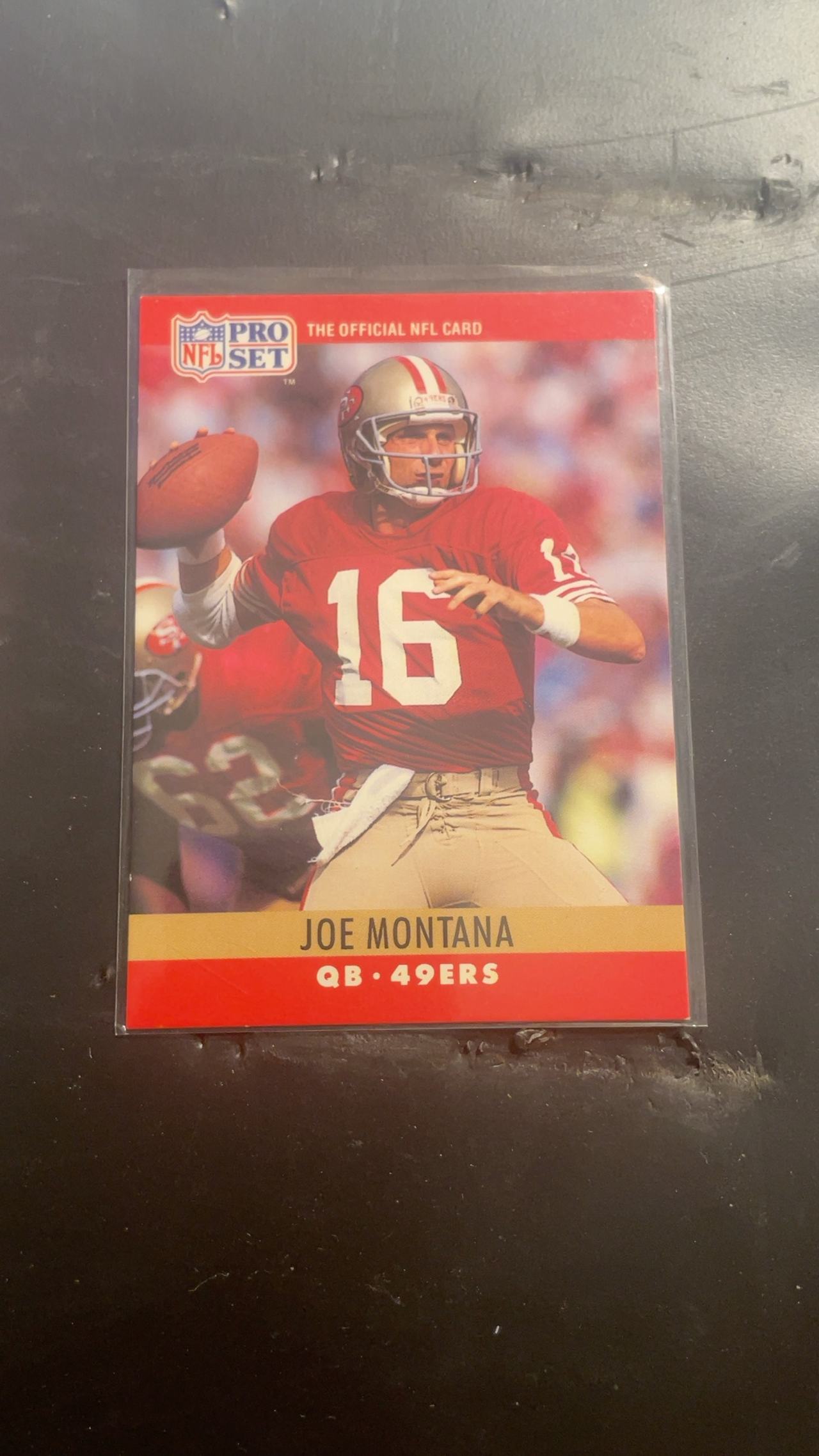Pro Set Joe Montana 1990 Football Card #293