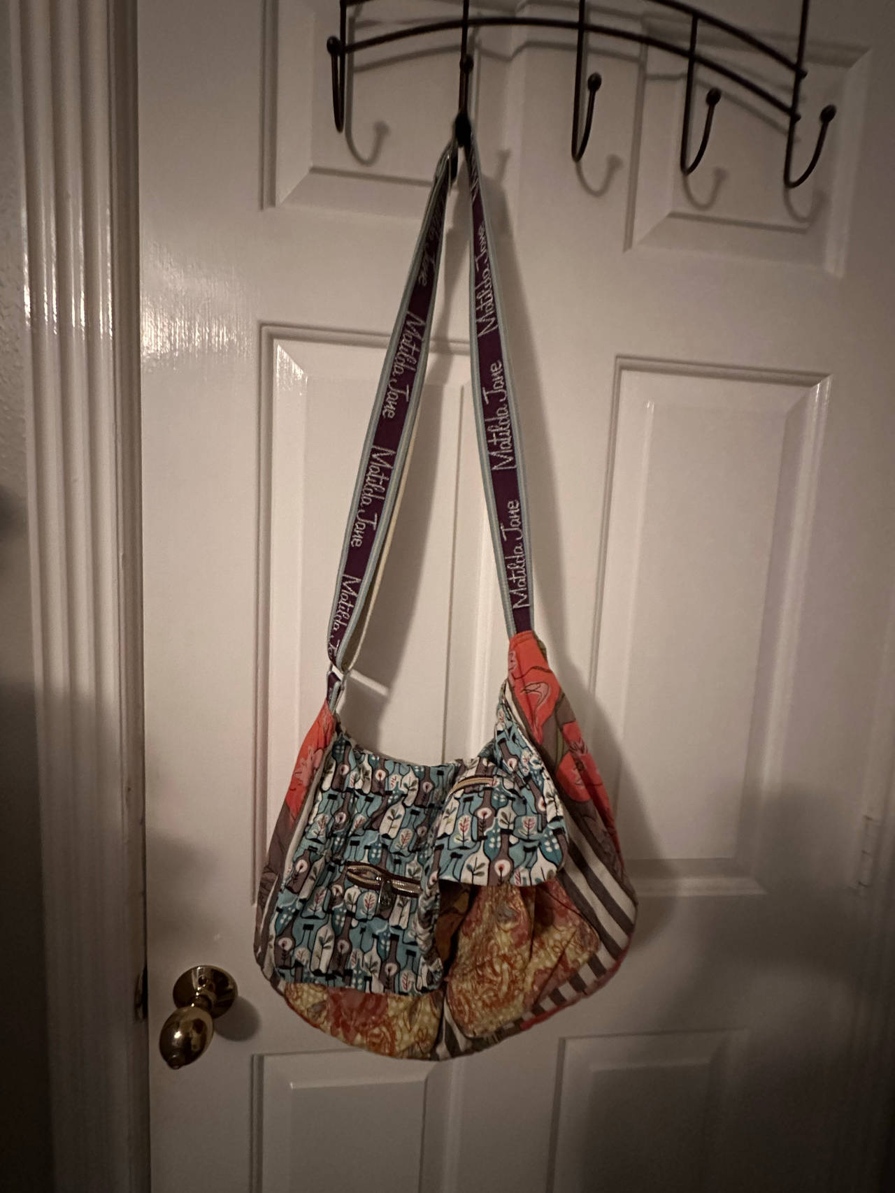 Matilda Jane Mixed Pattern Messenger Bag