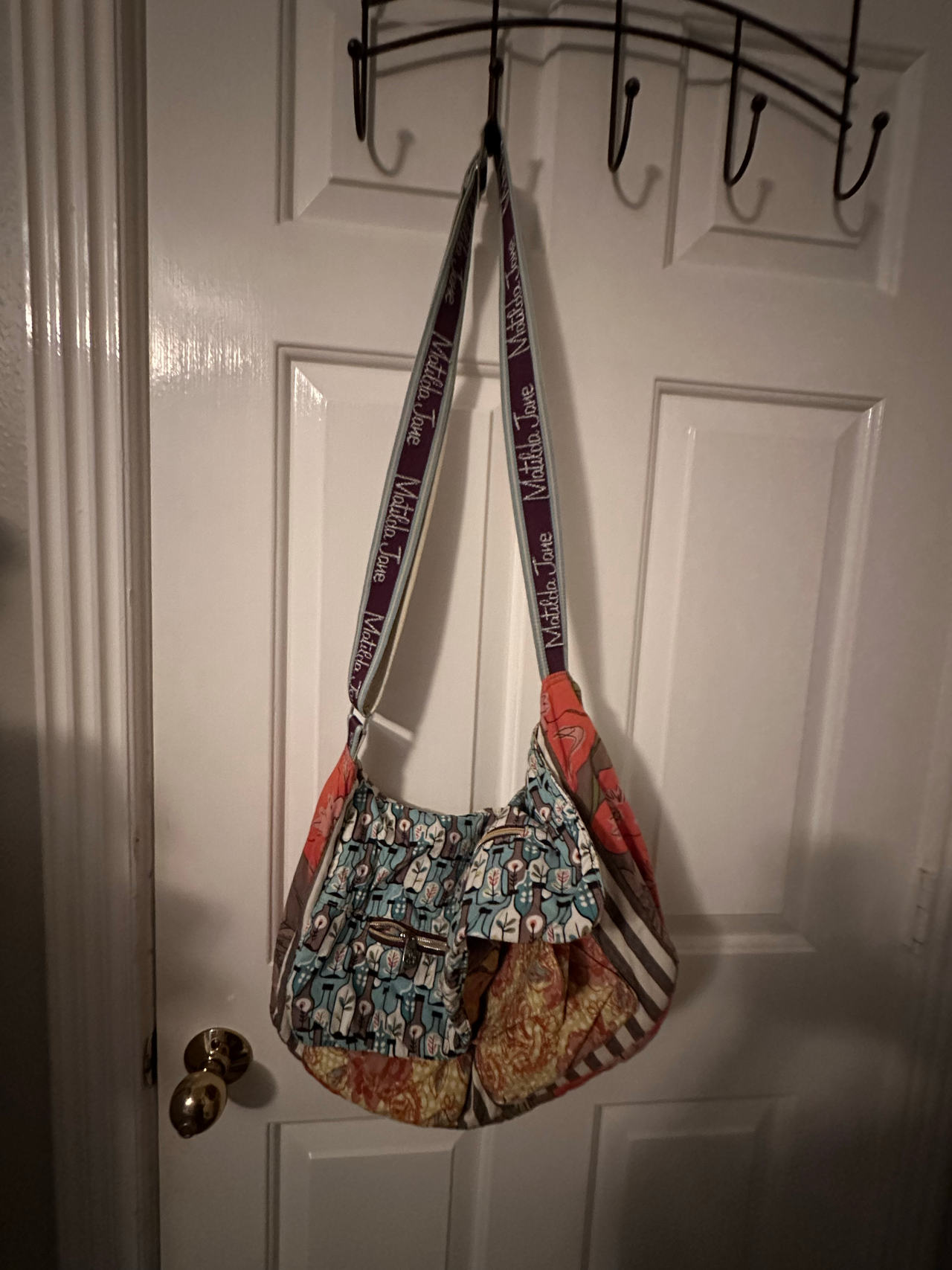 Matilda Jane Mixed Pattern Messenger Bag