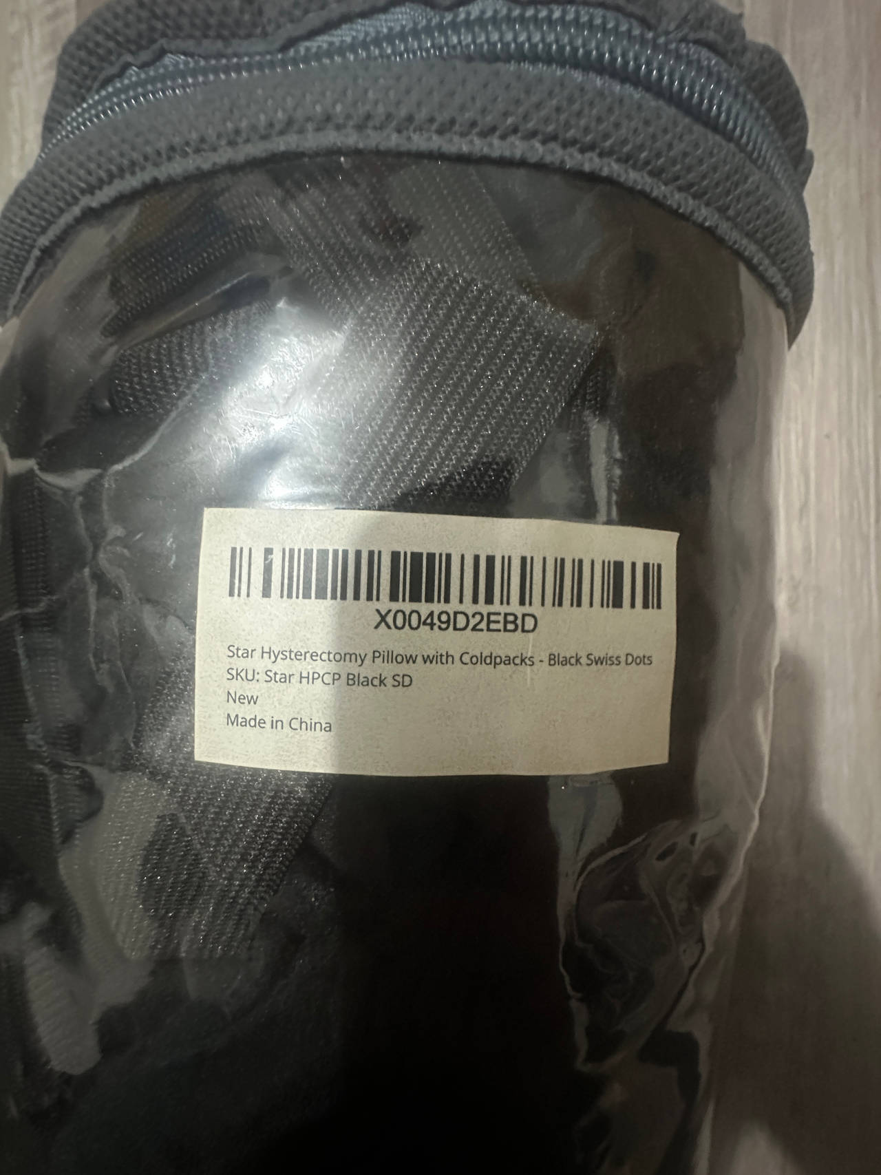 Star Hysterectomy Pillow with Coldpacks