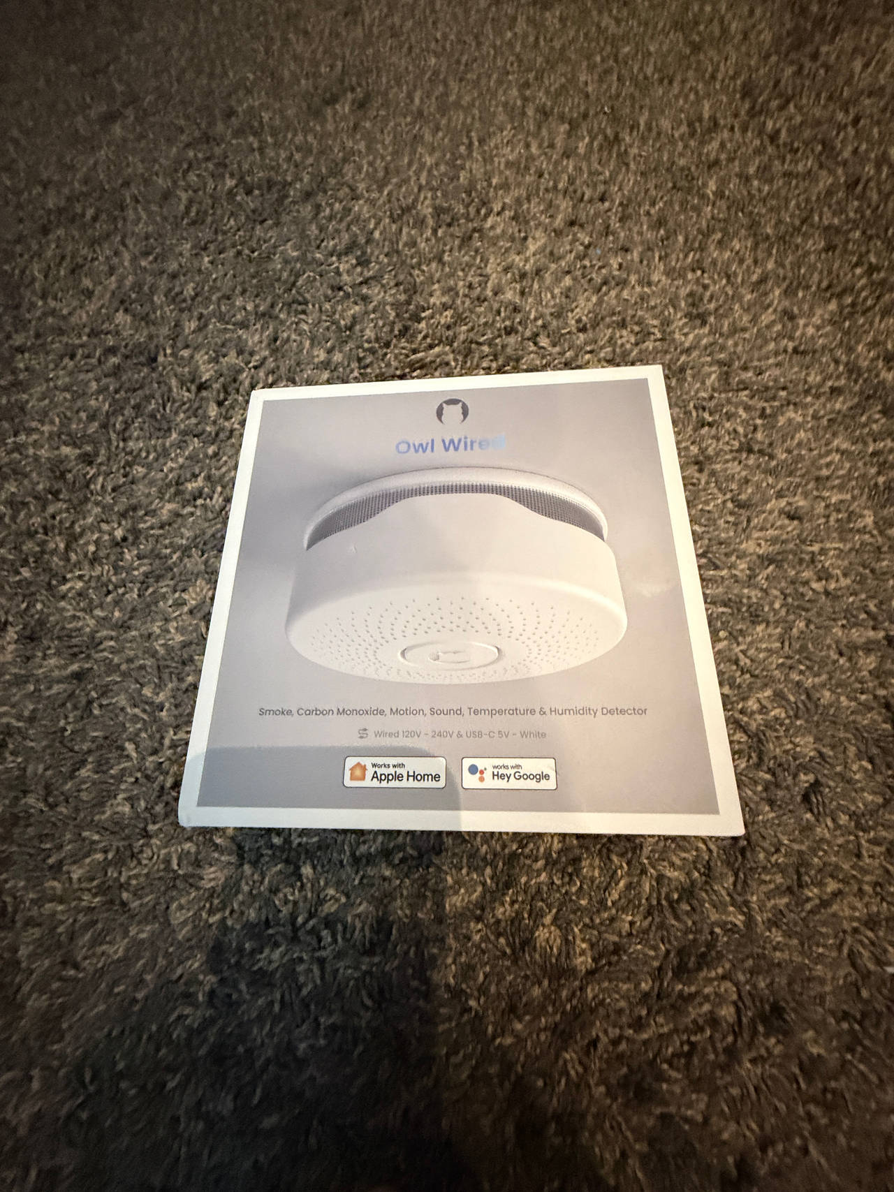 Owl Wired Smart Smoke Detector