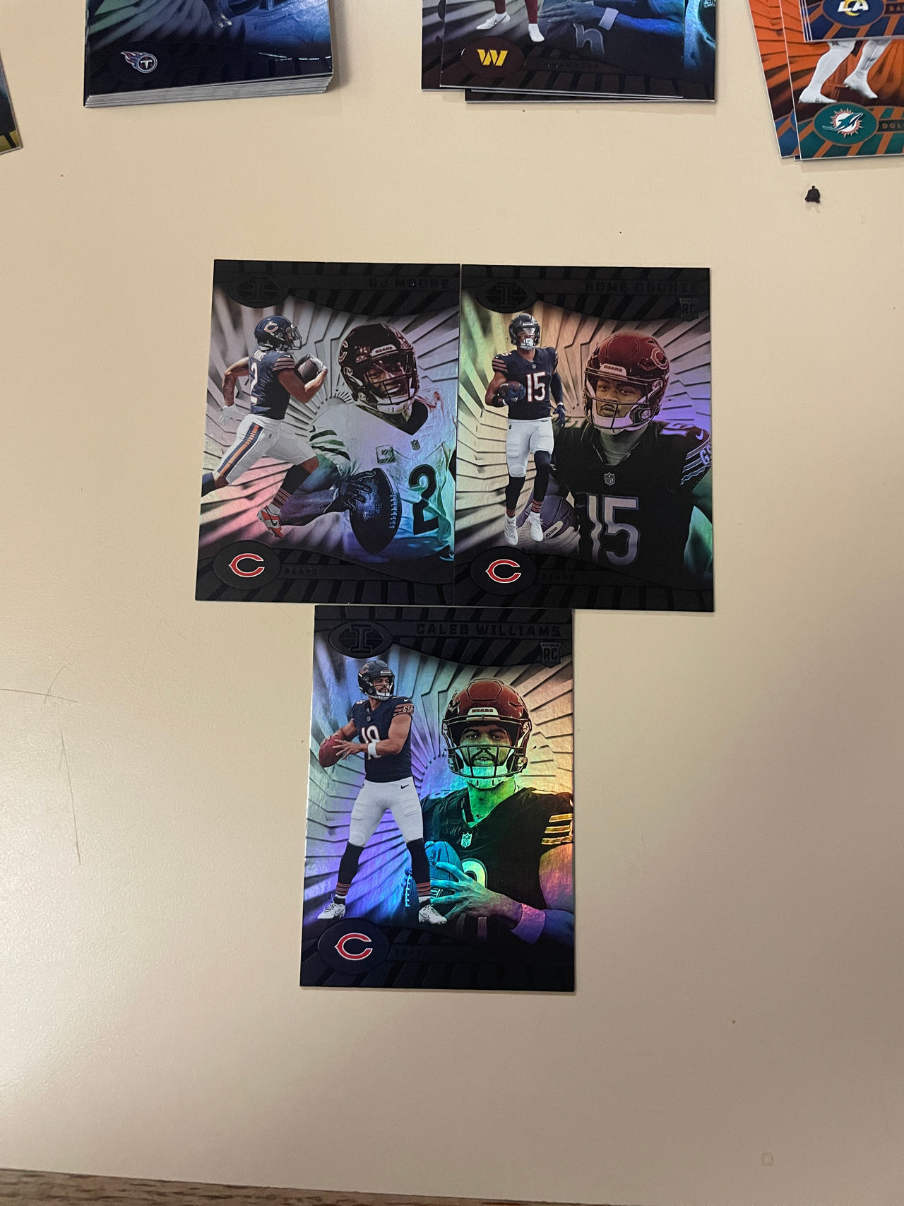 2023 Panini Illusions Football Trading Cards - Chicago Bears