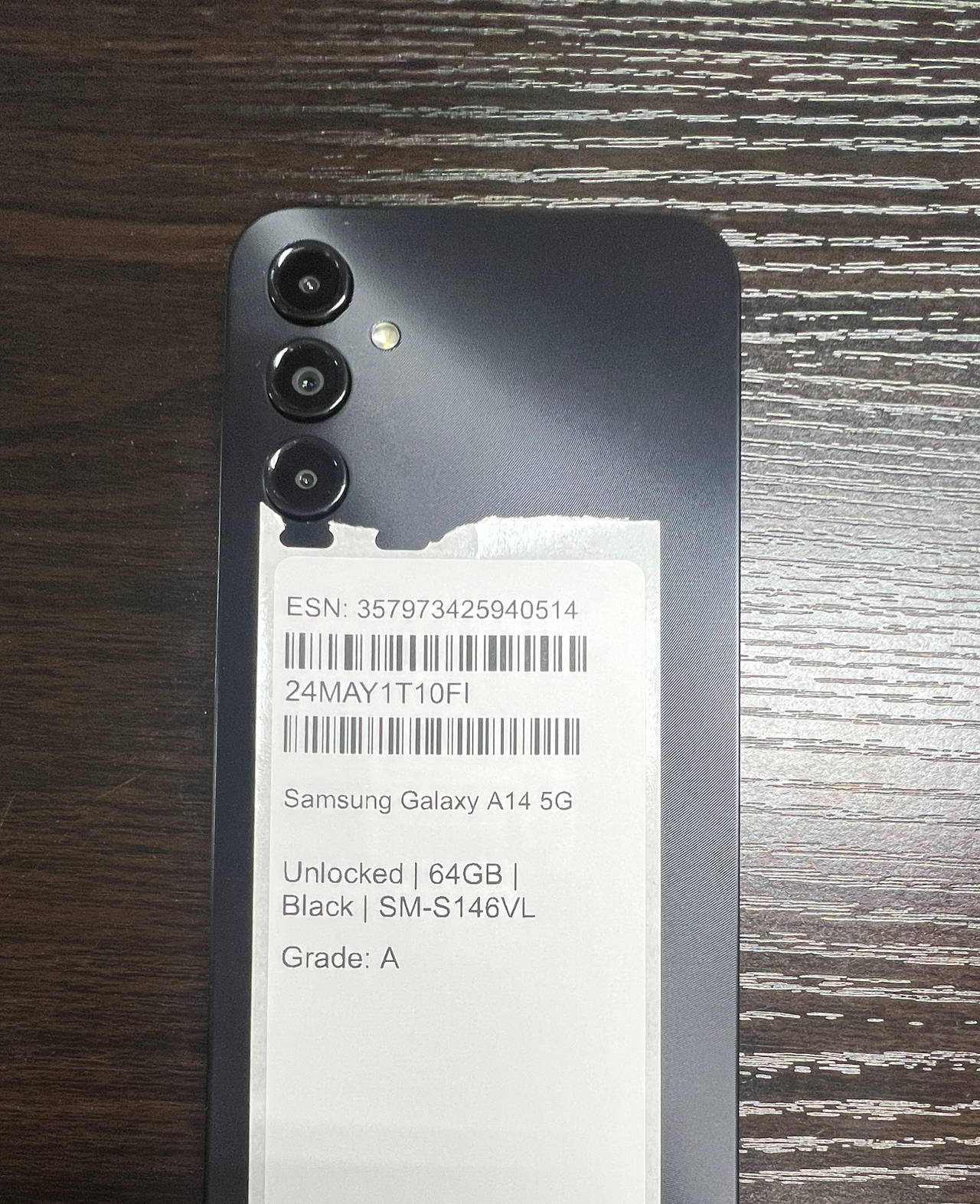 Samsung Galaxy A14 5G 64GB Black Unlocked A
