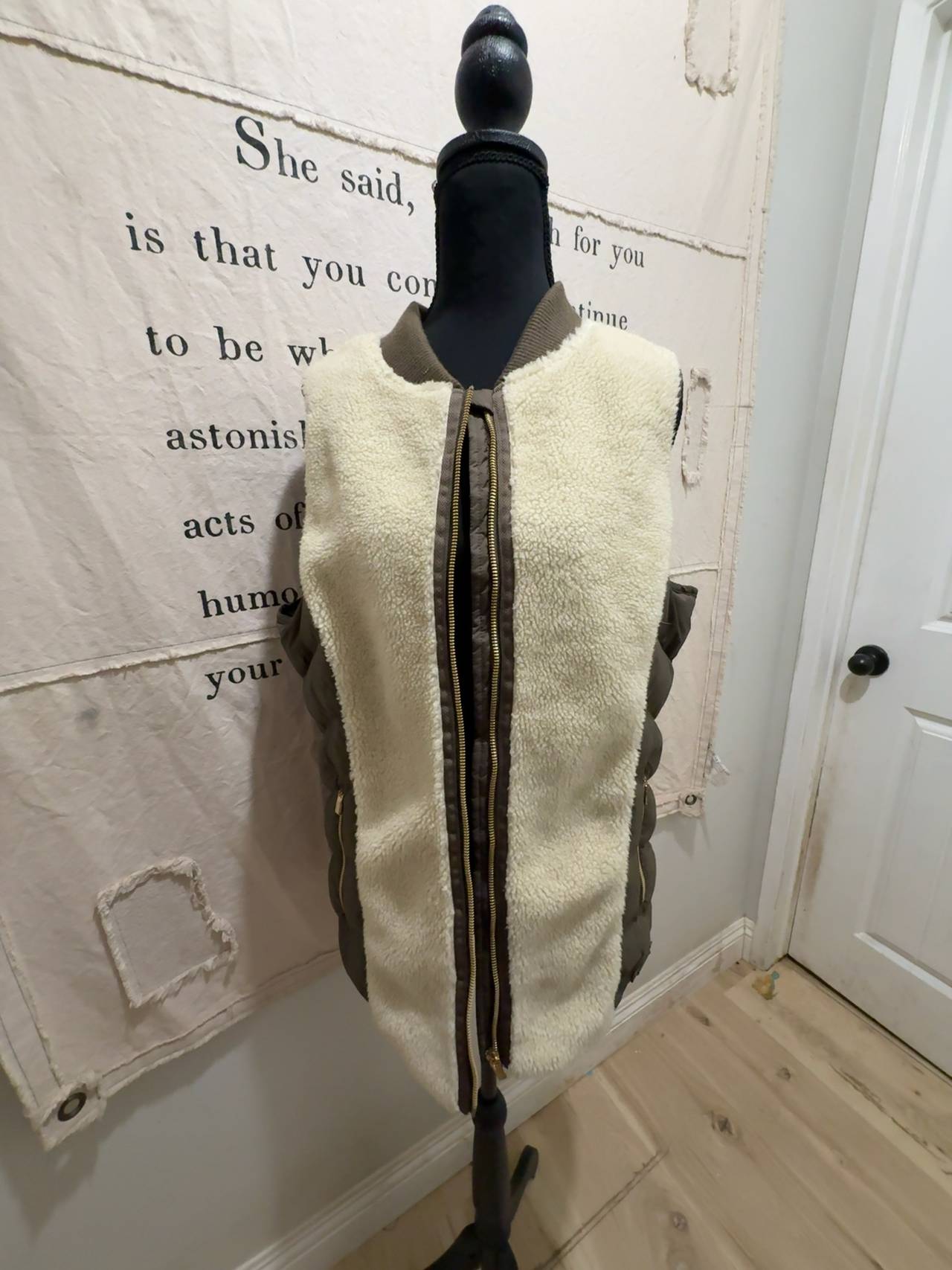 Athleta Responsible Down Tundra Sherpa Vest