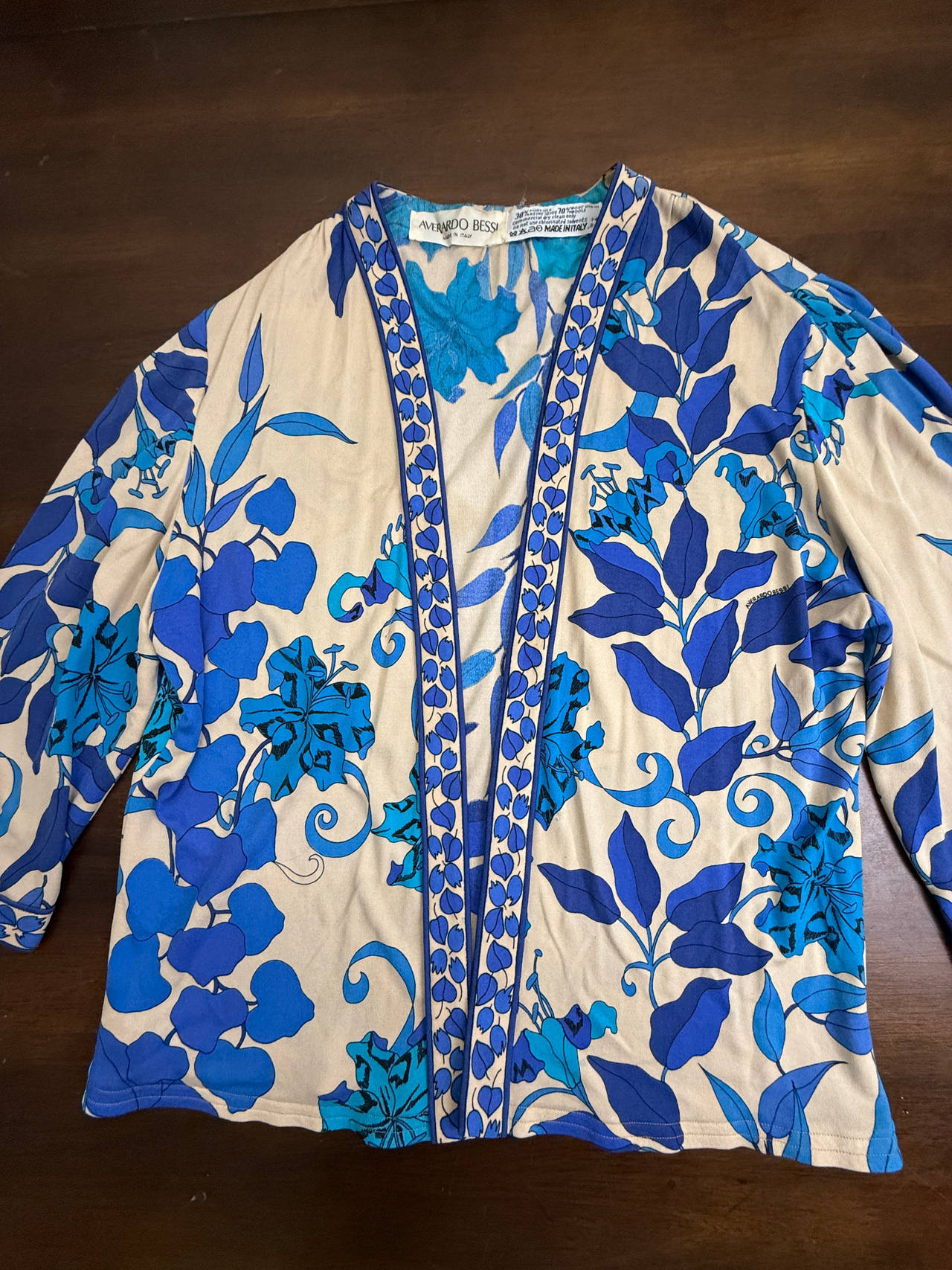 Averardo Bessi Vintage Floral Cardigan