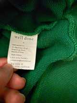 We11done Green Logo Sweatshirt Size S - Image 5