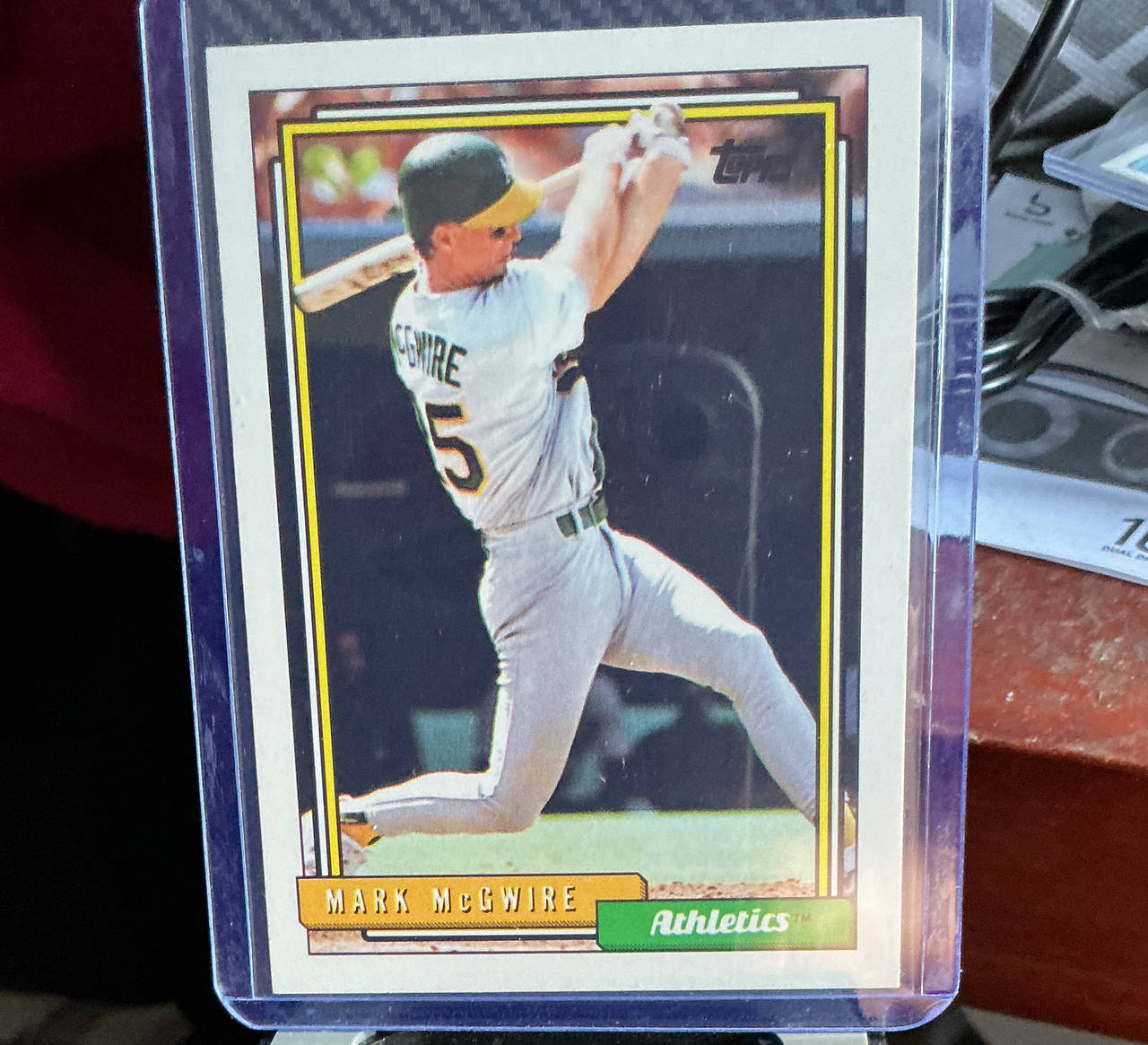 1992 Topps Mark McGwire #450 Baseball Card